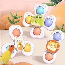 C 32518 Baby Suction Spinner Toy Ӥ������תת�ֿ羳����