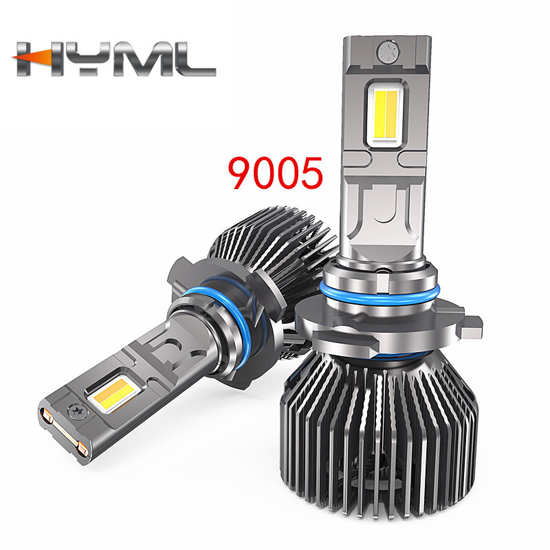 Faros LED de automóvil H4, H7 doble tubo de cobre L9 luz inteligente de alta potencia actualización de alta luminosidad 9005