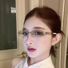 欧美时尚辣妹太阳镜女个性水银色高级感长方形凹造型网红街拍墨镜