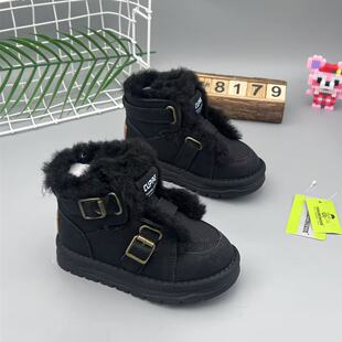 �ߎͼӽq�Ӻ���Ůͯѩ��ѥ����2025�¿��װٴ�Ƥ���ˮ������Ь