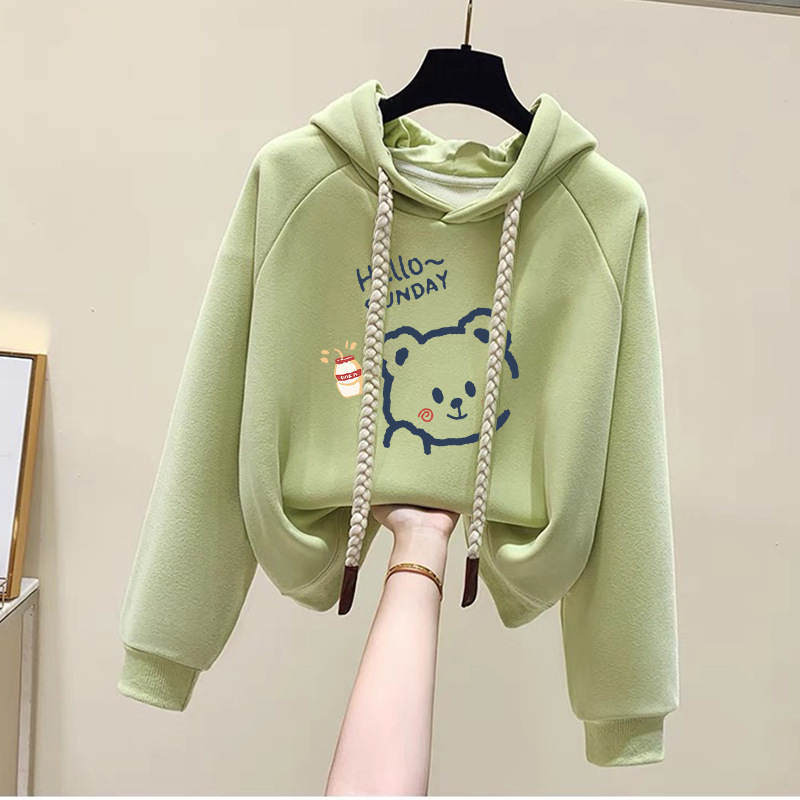 学院风时尚套装女春秋新款学生韩版洋气连帽卫衣帅气工装裤两件套|undefined