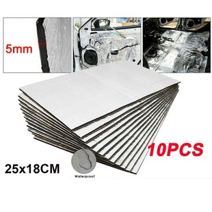 10 Sheets Soundproof Shock Mat Car Mute Compact Van5Mm Insulation Cotton