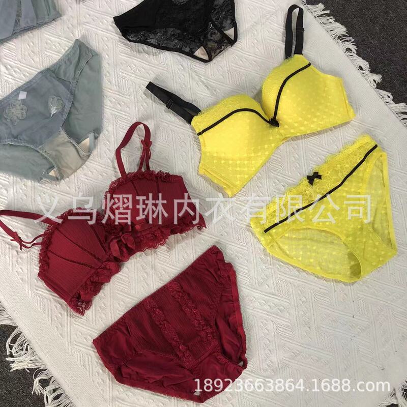Hot new simple and comfortable mixed color underwear suit Turkey Morocco stock wholesale bra set stock