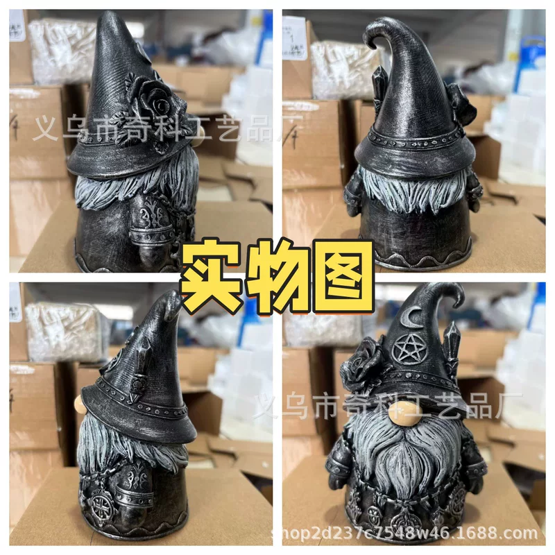 [跨境新品Gothic Gnome哥特式侏儒树脂工艺品桌面小摆件]