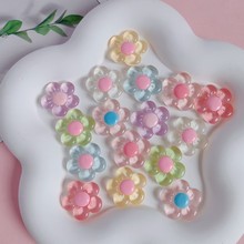 透明花瓣配件diy花朵树脂配件发夹发饰鞋帽手机壳装饰材料