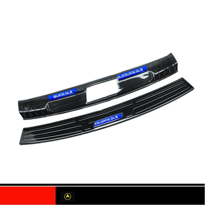 Dekorativ pedal başlıqları | Pedal Decoration Business Travel 28t - sku12-652t-black-titanium-blue-label-built-in-external-rear-guard-2-pieces