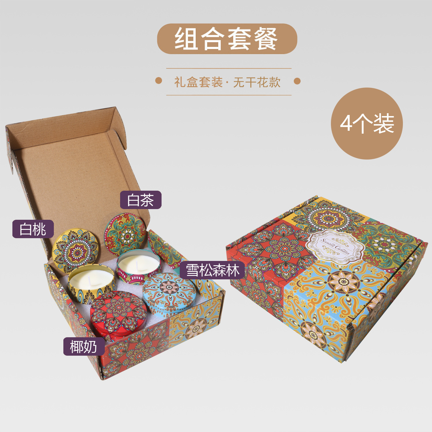 ¿El pollo de banana transfronterizo? Regalos de cumpleaños de bodas cera de plantas flores aromáticas velas aromáticas