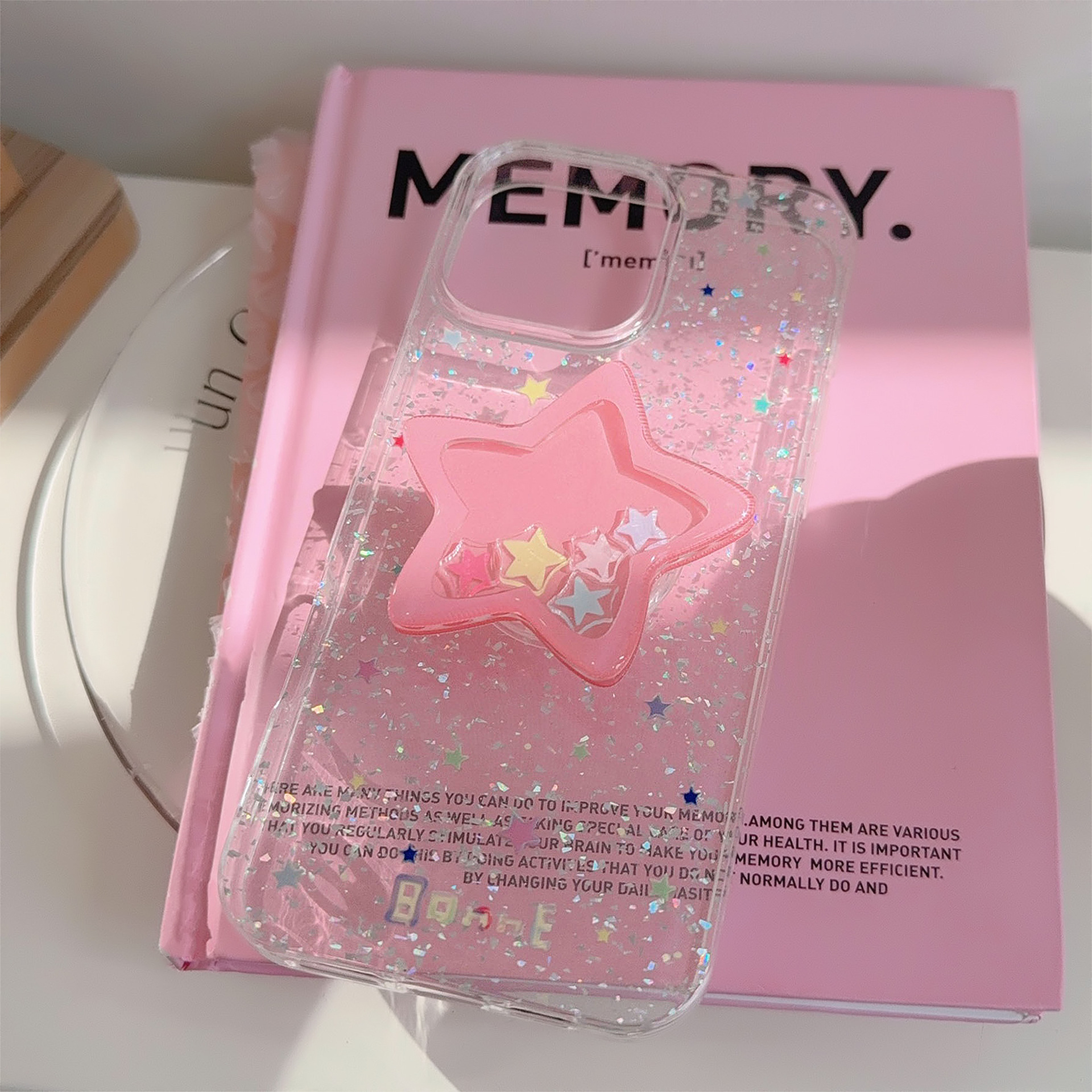 50g Weight iPhone Applicable Brands Phone Cases Classification PC, tpu Material Star Pattern Cute Style Painted Craft PC Tpu Star Painted Cute Phone Cases Phone Accessories 11