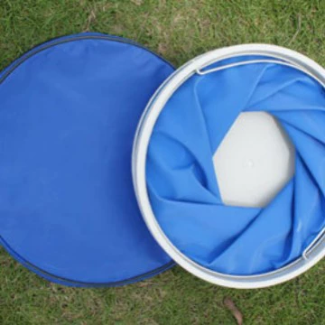 Складная экологически чистая ведро Оксфордская ткань ведро рекламный подарок 11L молния упаковка