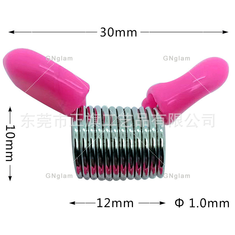 穿珠夹线止珠弹簧-21