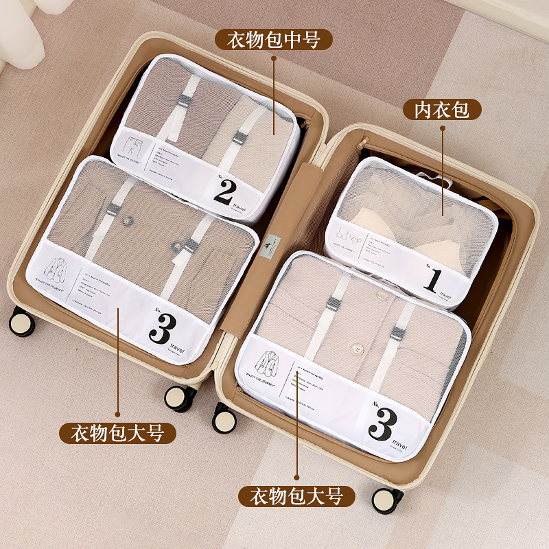 Bolsa de almacenamiento de viaje equipaje ropa organizador bolsa de viaje sub-embalaje bolsa de ropa interior Portátil Bolsa de almacenamiento de viaje de negocios