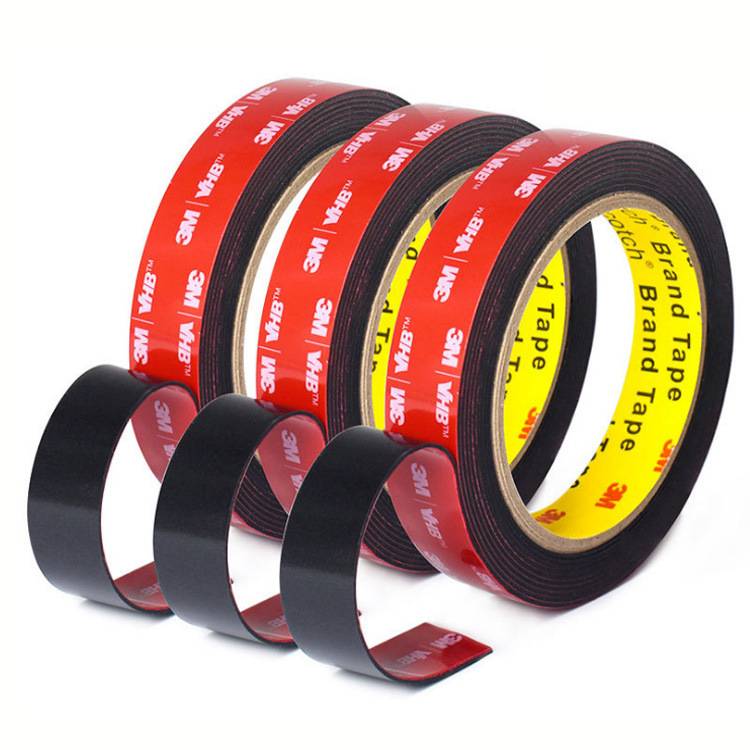 3m5915 Double-Sided Tape Strong Traceless Waterproof Vhb Red Film Black Foam Tape High Viscosity