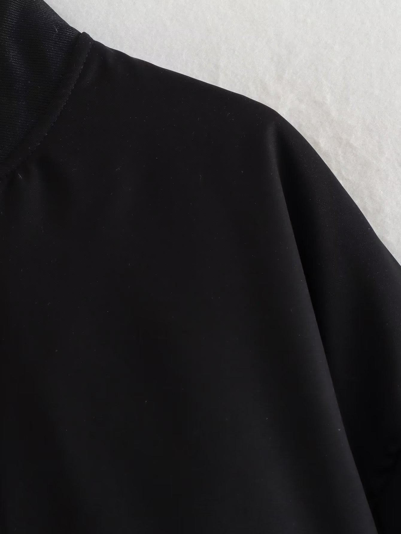 Vêtements pour femmes manteau ample en coton à fermeture éclair pour femme_voghion.com