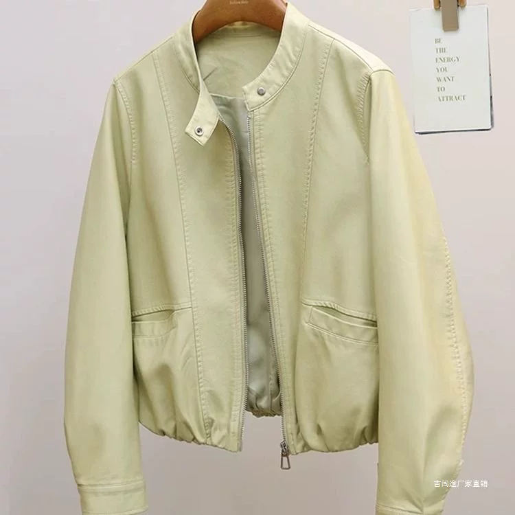 Short spring jacket, oversize, for teenagers
