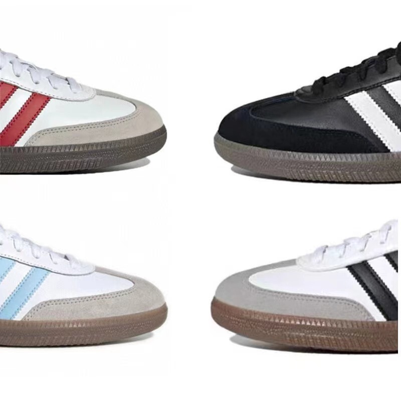 Retro SA men's and women's Putian pink sports sneakers, pure original Adidas training shoes, Strawberry Bear campus Samba mba cotton