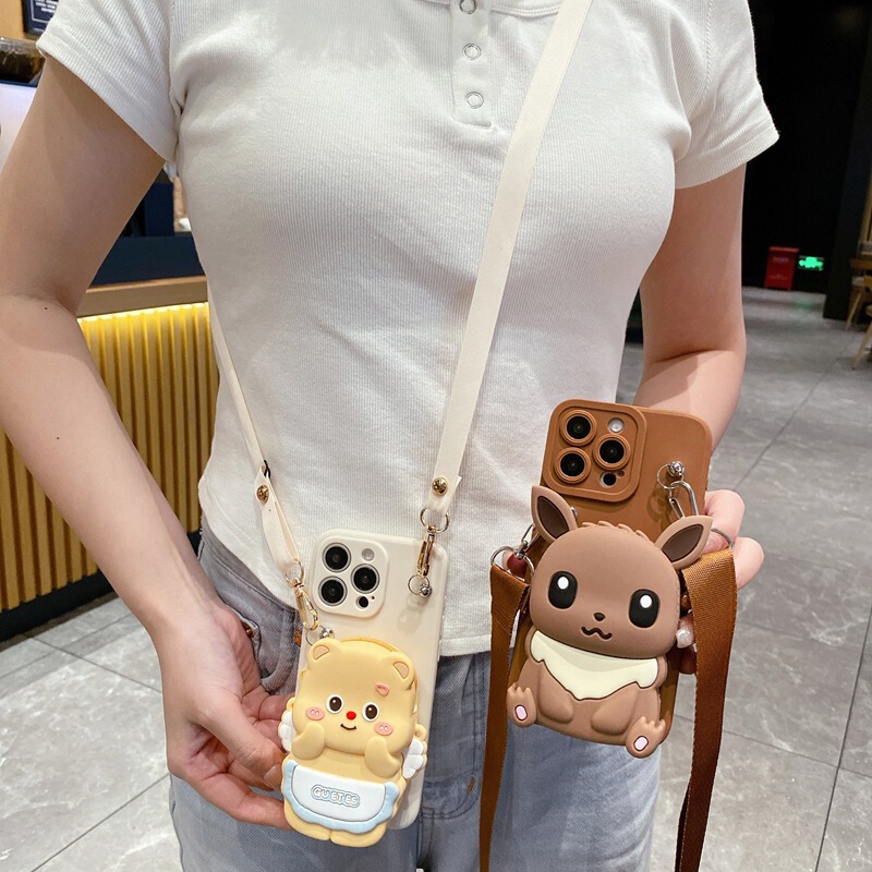 Butter Angel Bear for Huawei P70 Phone Case Crossbody Strap Glory X6B Creative Cartoon Coin Purse Butter Angel Bear for Huawei P70 Phone Case Crossbody Strap Glory X6B Creative Cartoon Coin Purse