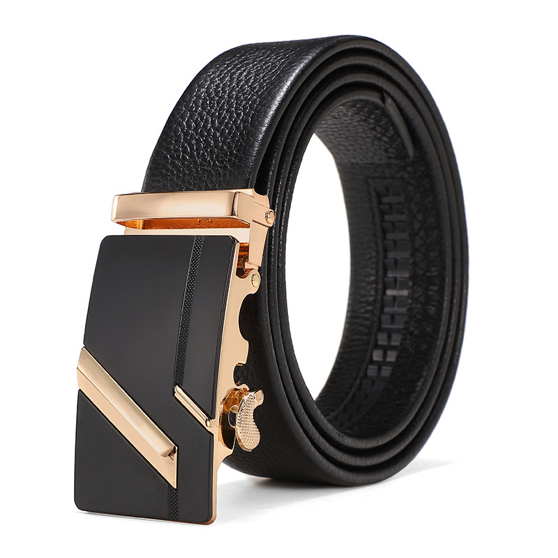 Classic double -thick dry gold buckle
