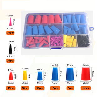Dongguan Factory Spray Electroplating Oxidation High Temperature Resistant Amazon Silicone Tapered Plug Seal Plug Plug Hole Plug X20