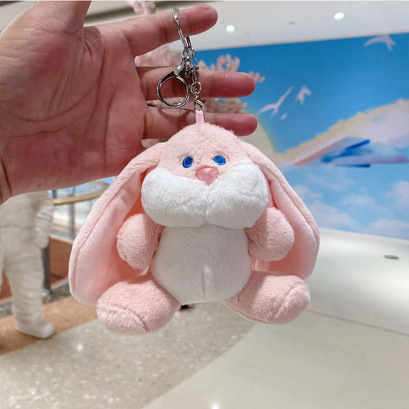 Colgante de felpa sanliou yugui perro llavero accesorios muñeca coolomi muñeca regalo juguete