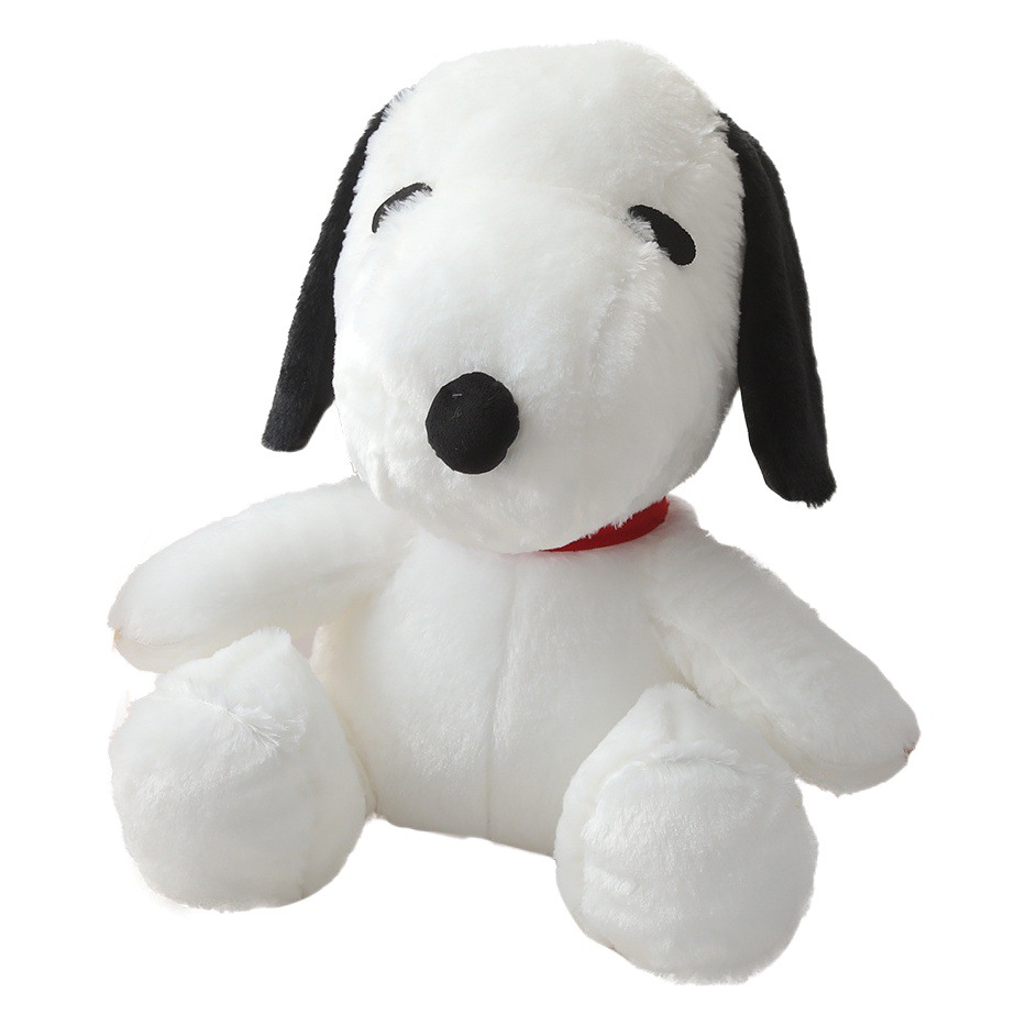 Peluche Snoopy grande, muñeco suave tipo cojín, regalo adorable para niños o decoración.