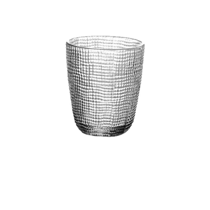 Diseño innovador de tecnología de relieve retro serie de tela tazas de vino, tazas de agua potable, adornos de vino, vidrio de color primario