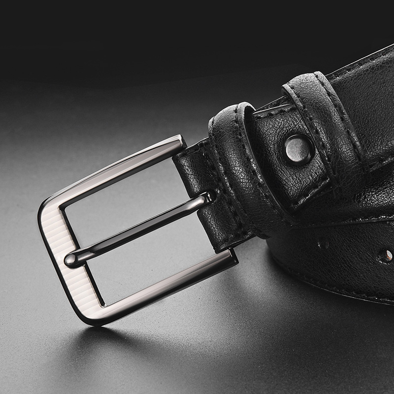 High-End Retro Men's European And American Casual INS Amaon Top Layer Cowhide Belt_voghion.com