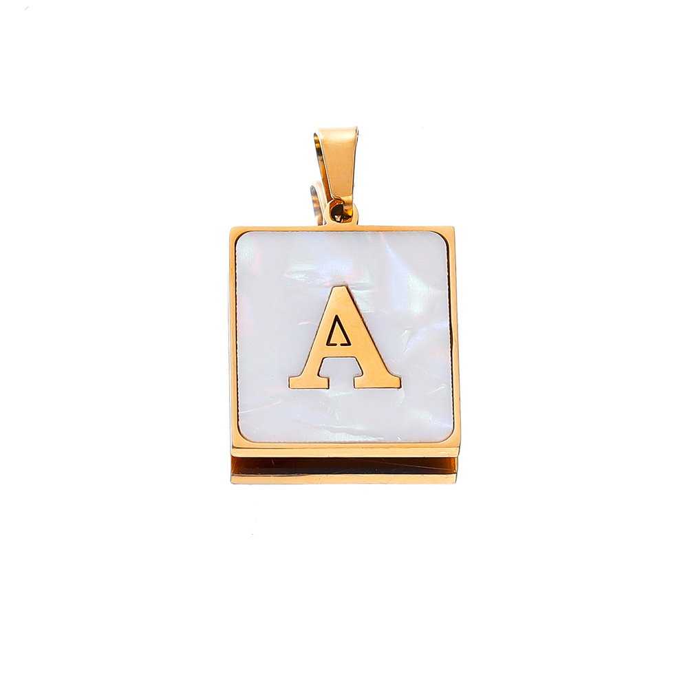 4g Weight Pendant Jewelry Making Type DIY Jewelry Accessories Classification 304 Stainless Steel Material Letter Pattern Plating Design Casual, Sports Style 304 Stainless Steel Letter Pendant 无