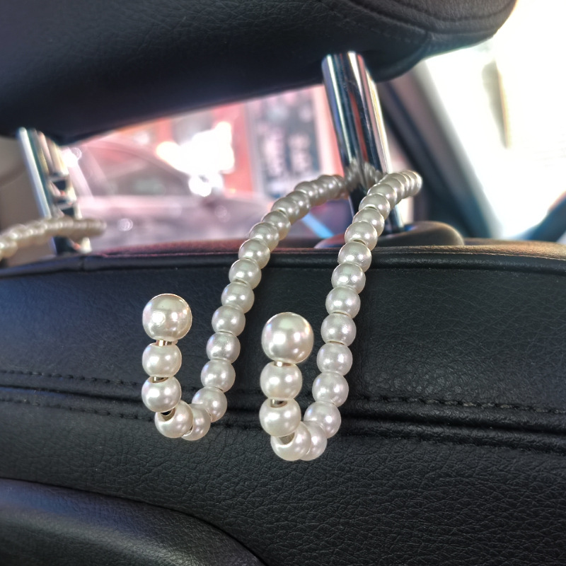 Gancho para coche Gancho para asiento delantero para coche Gancho pequeño multifuncional para coche Productos de decoración de coche para mujer