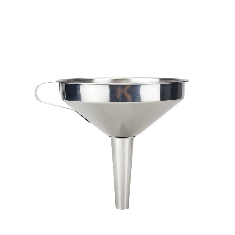 Фильтр-воронка из нержавеющей стали 201, малого диаметра, для вина, кухонный, бытовой, для фильтрации остатков, масла, большой и малый конусообразный фильтр-воронка
