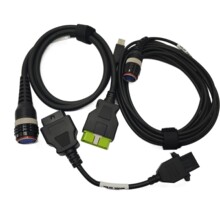 3条 沃尔检测仪连接线OBD Cable for Volvo 88890304 Vocom测试线