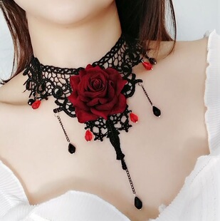 �����L����������ʽ��Ů�͹�õ�廨�i���choker�i朲���Ȧ