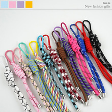新款miu系粗绳子挂件手腕绳打结绳手机壳钥匙扣潮包手腕挂件绳