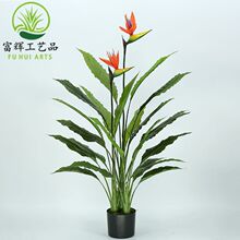 仿真天堂鳥美人蕉水美人旅人蕉植物盆栽造景落地擺件廠家批發