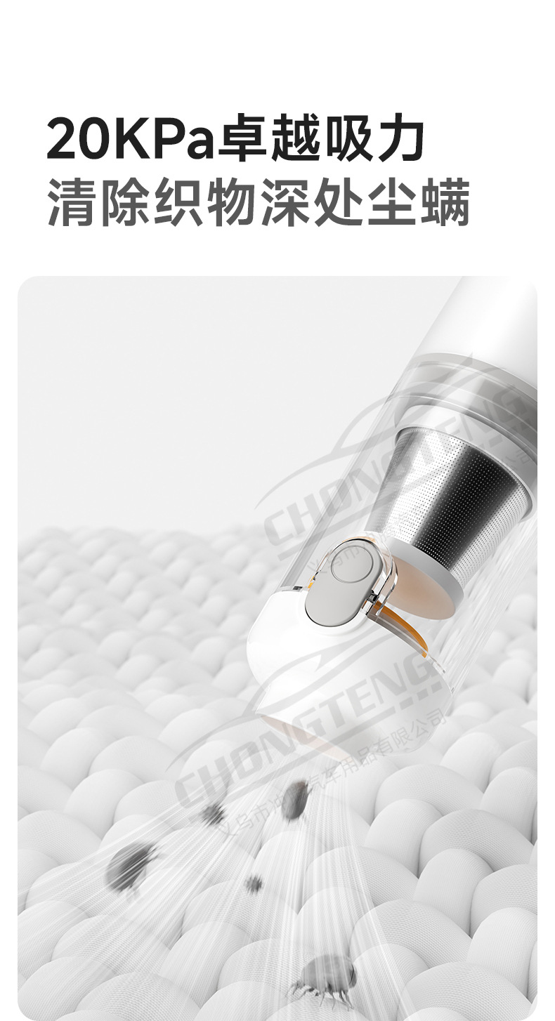 Car Vacuum Cleaner with Super Strong Suction Power, Handheld Small Portable Vacuum Cleaner for Cars, Suction and Blowing Integrated, Household Vacuum Cleaner