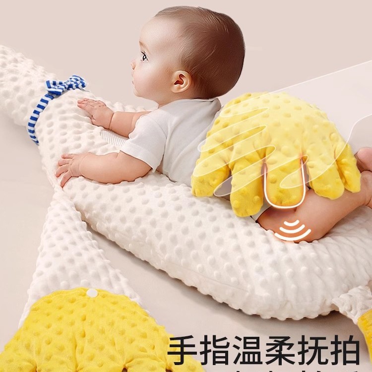 Almohada de escape de ganso blanco grande, flatulencia para bebés, cólico intestinal, almohada anfu, bebé, artefacto para dormir, almohada para niños, verano