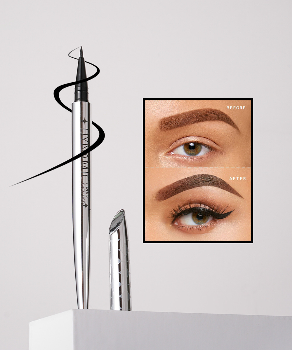 GIGIROSE eyeliner liquid pen forms a thick black base in one stroke, is water-resistant, sweat-resistant and does not smudge undefined