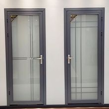 卫生间门现货包邮一整套长虹玻璃门安装钛镁铝合金门单门新款