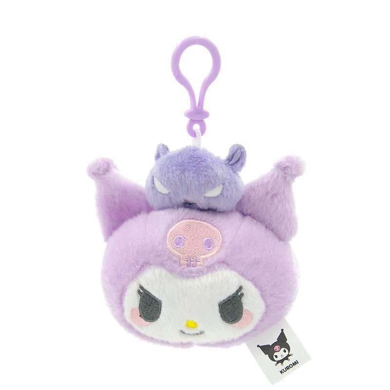 Плюшевый кулон Sanrio Hello Kitty, лицензионный талисман для сумки, плюшевый брелок, случайный цвет