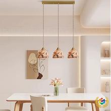 ☥法式复古贝壳餐厅小吊灯美式彩色玻璃蒂凡尼地中海吧台日式过道