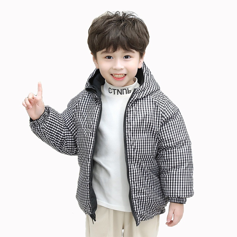 Abrigo acolchado de algodón de doble cara para niños ropa de invierno para hombres y mujeres Abrigo acolchado de algodón engrosado de doble cara Abrigo acolchado de algodón para niños