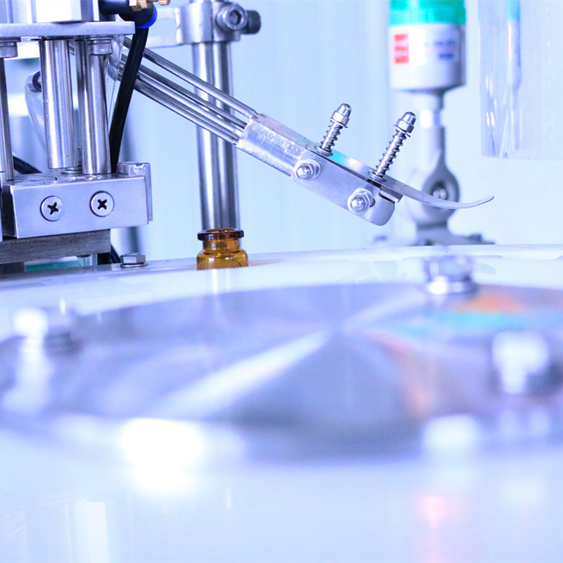 厂家直供全自动西林瓶生产线 半加塞灌装机 轧盖机