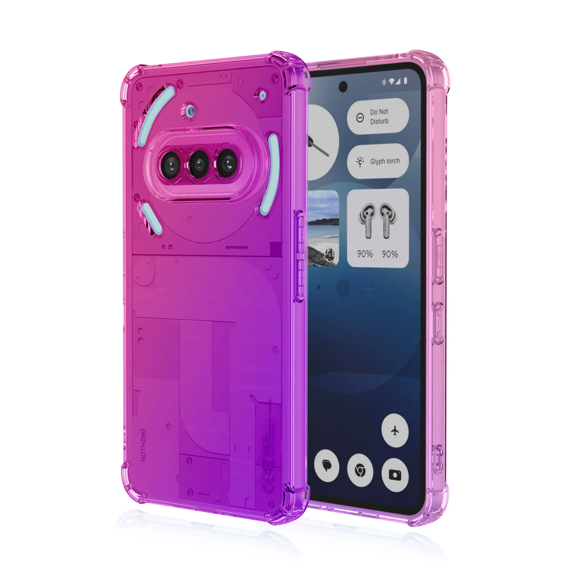 Чехол Nothing Phone3 CMF чехол Phone2pro противоскольжение градиентный цвет для Phone 2A