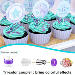 Factory-branded 420-piece cake turntable, cake decoration frosting tips, sugar craft molds, spatulas
