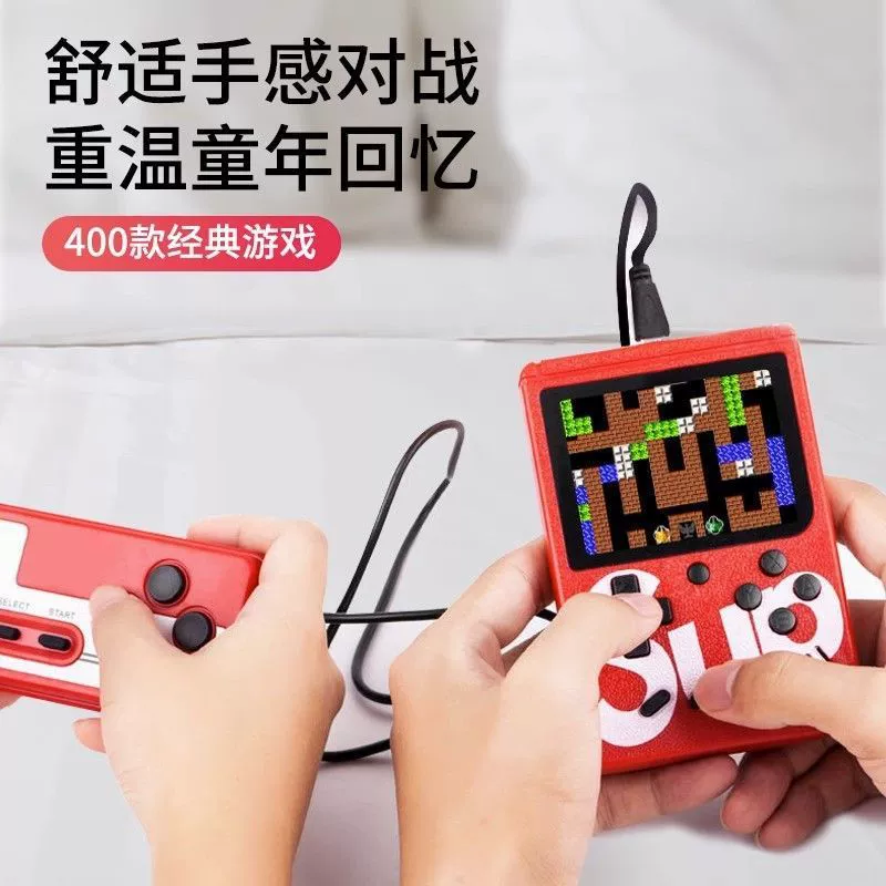 SUP супер крутая игровая консоль большой экран портативная консоль 400 игр Супер Майор Марио Танк 8090 двойная телевизионная игровая приставка