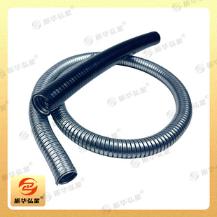 Customized National Standard Flat Plastic-Coated Metal Hose, Winning the Bid for Flame-Retardant Metal Hose Engineering Special Double-Buckle Flat Plastic Hose