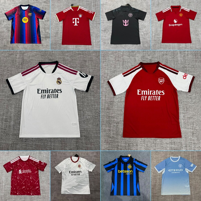 26-27 Real Madrid Jersey Barcelona Arsenal Chelsea Paris Manchester City Ac Inter Milan Juventus Miami Football Uniform 26-27 Real Madrid Jersey Barcelona Arsenal Chelsea Paris Manchester City Ac Inter Milan Juventus Miami Football Uniform