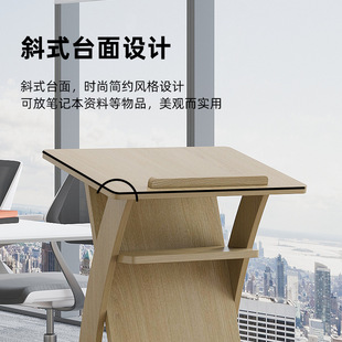 Simple Lecture Desk Lecture Desk Conference Room Lecture Hall Lecture Desk Host Desk Shopping Guide Desk Welcome Desk Reception Desk