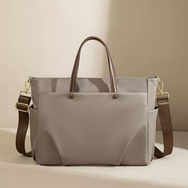 Laptop Bag, Women's Portable Large-Capacity Briefcase, Shoulder Crossbody Tote Bag, Business Trip Commuting Inner Bag