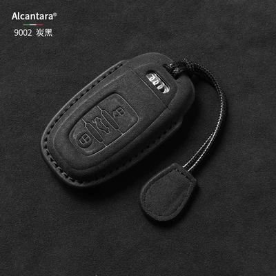 A8 Q8 Q2L, Car key bag - 1-type-a-charcoal-black-hand-grab-rope