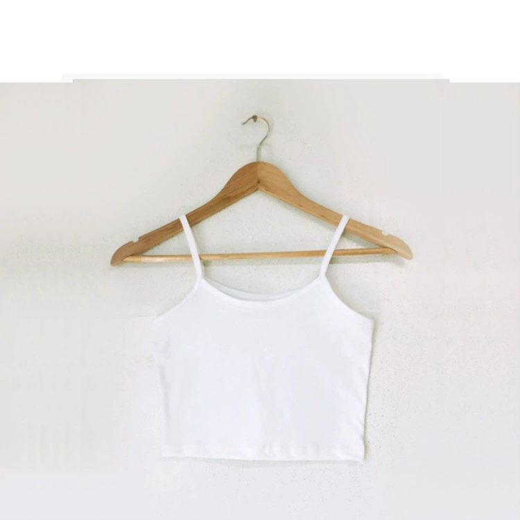 Short black base white tank top sleevless, plus size, for small vest, backless